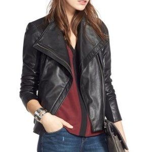 Cheslea28 moto leather jacket black XS